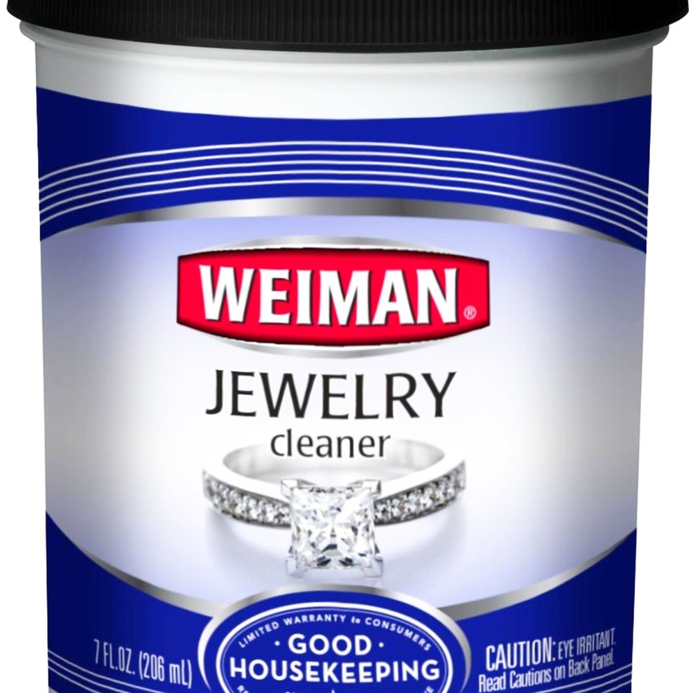 1 JAR Liquid Jewelry Cleaner Metal Gemstone Gold Platinum Titanium 8 DiP Basket